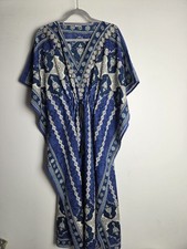 Indian Ethnic Wear Kaftan Dress Size Large/ One Size Casual Dress