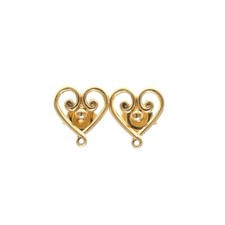 Tiffany Venice Goldoni Earrings No Stone Pink Gold (18K) Stud Earrings Pink Gold