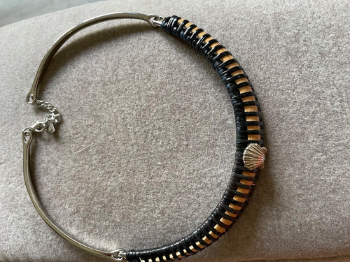 Nantucket silver necklace with - silver,