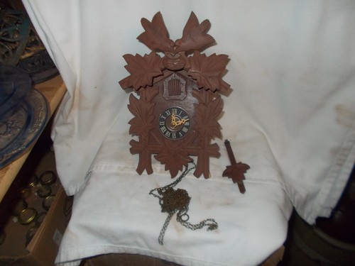Vintage cuckoo clock for parts - vintage,