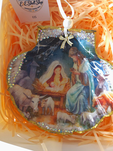 Shell hanging ornament - shell,