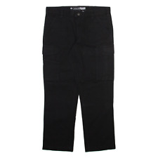 CARHARTT Cargo Mens Trousers Black Relaxed Straight W36 L30