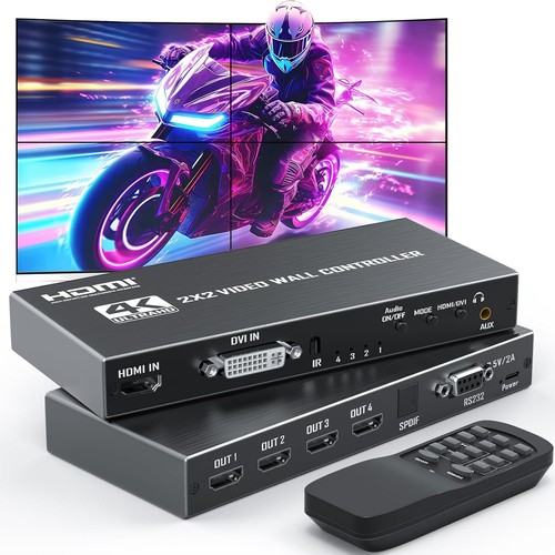 Video wall controller 2x2 - wall,