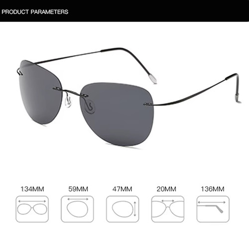 Polarize sunglasses titanium - polarize,