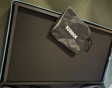 Equinox Foldable DJ Screen Black MKII Mobile DJ Disco Lightweight Cover with Bag