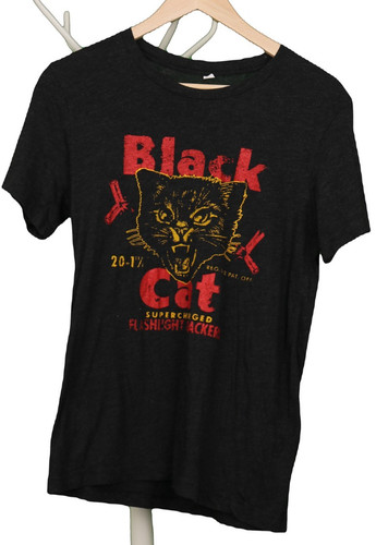 Black cat firecrackers - firecrackers, graphic