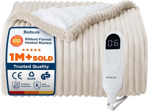 Bedsure heated blanket - bedsure,