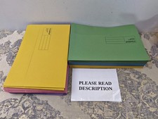 Exacompta Guildhall Document Wallets, 285gsm, Foolscap - Assorted Colours (READ)