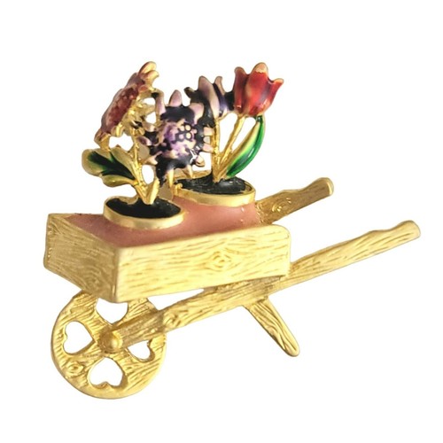Gold tone pink purple - tone,