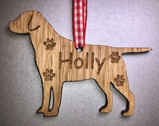 Personalised Oak Christmas