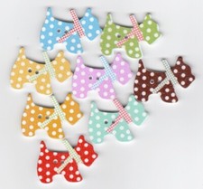 8 x 30mm  Scotty Dog  Wooden