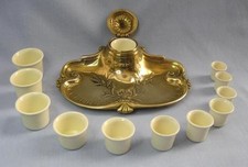 Cream Ceramic Inkwell insert