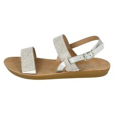 Ladies Savannah Rhinestone Silver, Black or Rose Gold Sandals : F0R0242