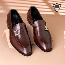 Men Handmade Brown Leather
