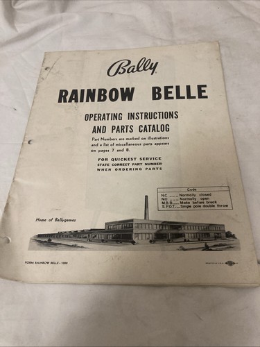 Bally rainbow bell - bally, -pin