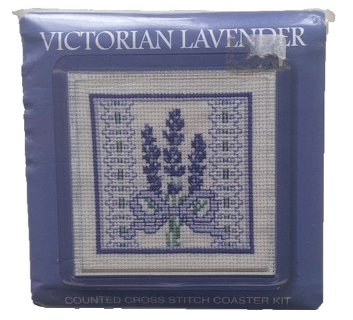 New victorian lavender textile - new,