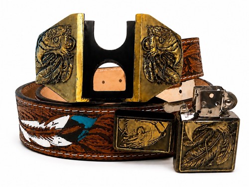 Western eagle belt 105cm 115cm - eagle,