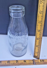 Northern Small Glass Childrens Nostalgia 1980s Milk Bottle 1/2 Pint