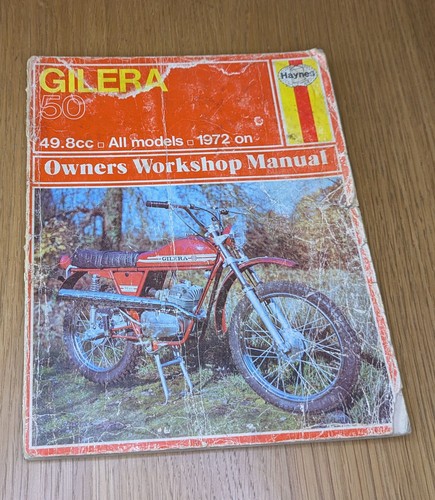 Haynes manual gilera 8cc - 50, 49.8cc