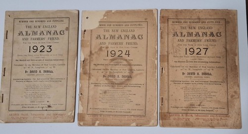 New england almanac 1923 - new,