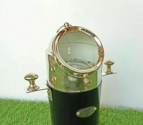 Gimbal compass brass wooden - gimbal, &