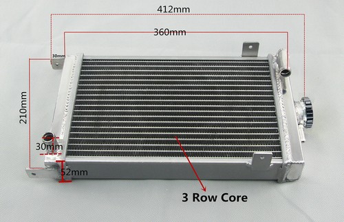 Row core radiator fit - radiator, go