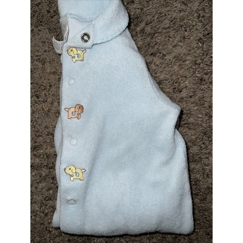 Carter vintage blue puppy - vintage,