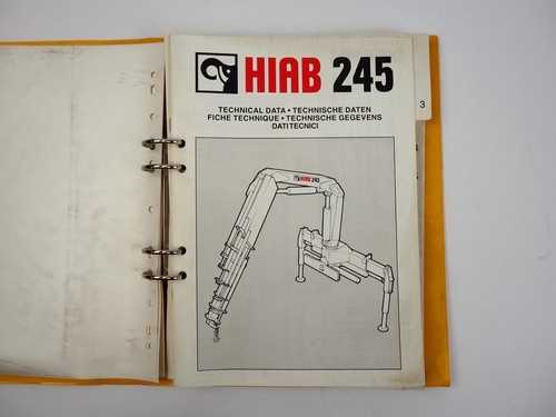 Hiab 245 loading crane spare - 245,
