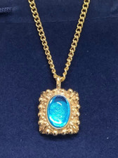 Elizabeth 1 Gold Plated Blue