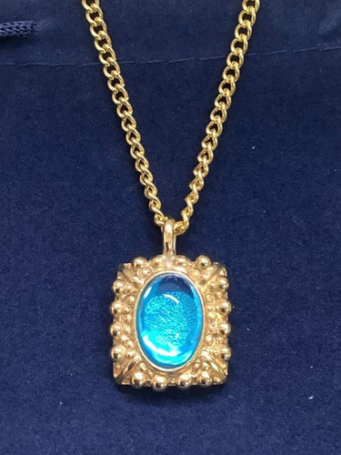 Elizabeth gold plated blue - elizabeth,