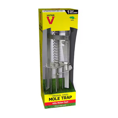 Plunger style mole trap - mole,