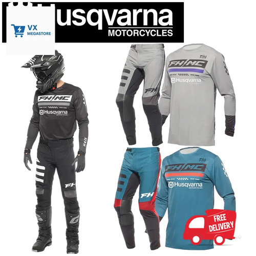 Motocross gear set husqvarna - set,