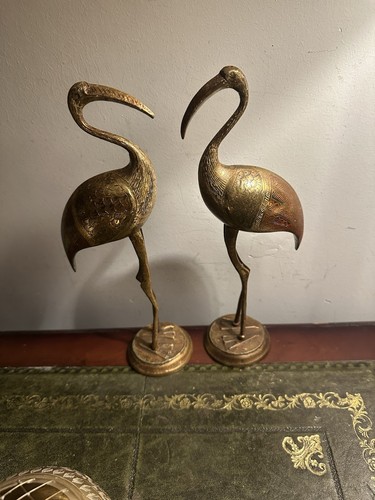 Tall bronze and gold - and,