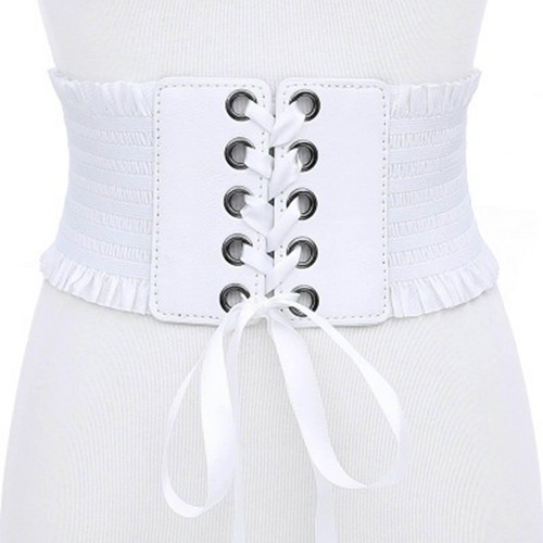 Tied waspie belt wide - waspie, elastic