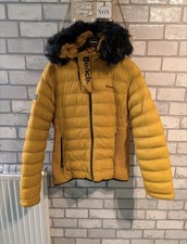 Bench Padded Puffer Jacket Size L  Mustard Yellow