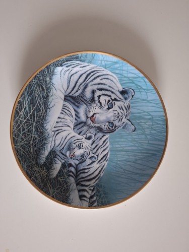 White tigers franklin mint - tigers,