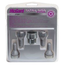 27204SL UHS Locking Wheel Bolt Set M12x1.5 24mm 60 Degree 17mm Hex Lug By McGard