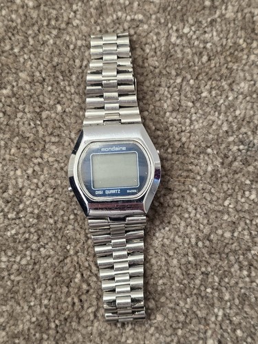 Mondaine digi quartz swiss lcd - mondaine,