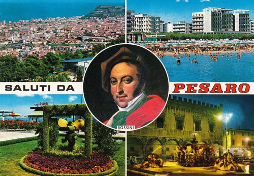 Postcard saluti da pesaro - da,