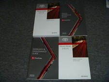 2020 Toyota Prius Prime LE XLE Limited Operator Manual User Guide Set