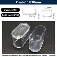 Clear PVC Rubber Chair Leg Caps Covers Furniture Table Feet Floor Protectors Pad