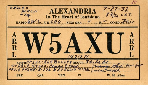 Vintage amateur radio qsl - vintage,