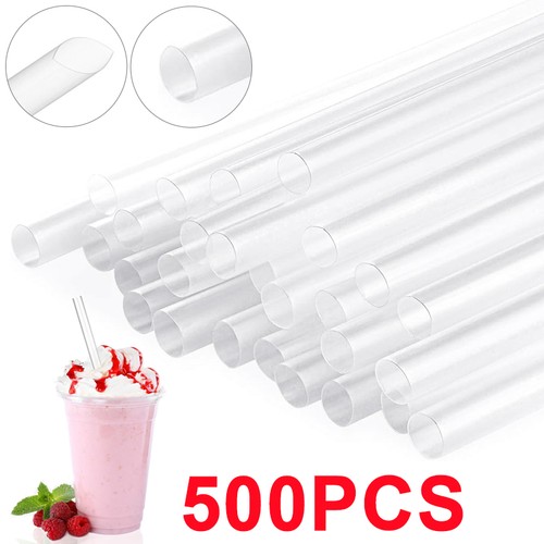 500pcs jumbo smoothie straws - 500pcs,