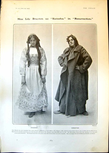 Old print lily brayton katusha - old,