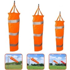 Airport Aviation Windsock 80-150CM Rip-stop Wind Sock Camping Flag Waterproof