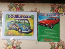 FORD CAPRI MK 1 #S507 SIGN 8 X 6" GARAGE SHED ALUMINIUM METAL NEW CAR DOUBLE CAB