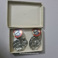 Charles & Princess Diana 1981 wedding pin badges and foil milk bottle tops