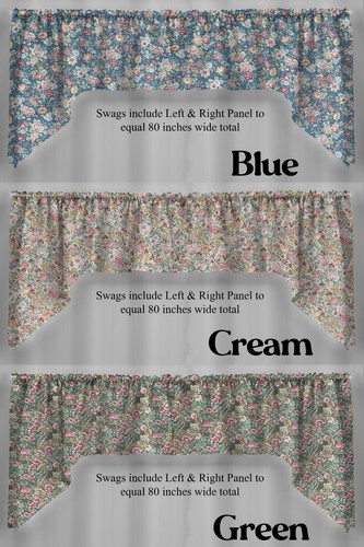 Rose garden valances - garden, valances,