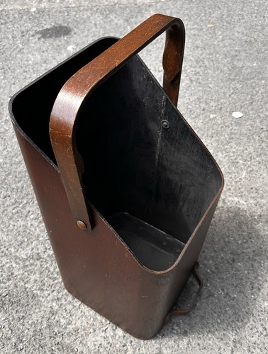 Vintage bentwood coal scuttle - bentwood,