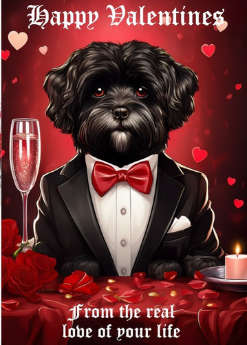 Black lhasa apso - lhasa,